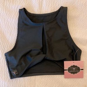 NWT Kandi Kouture black dance top CXL